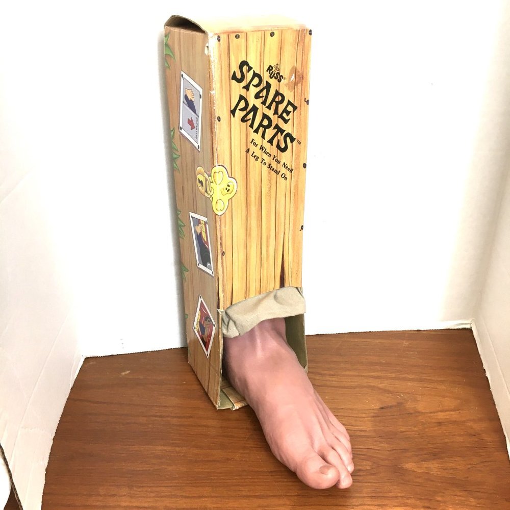 RUSS BERRY VTG 90's Fake Leg & Foot Decoration NWT NOS - Picture 11 of 14